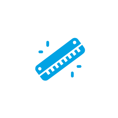 Measurement Tool Logo #00a3e4