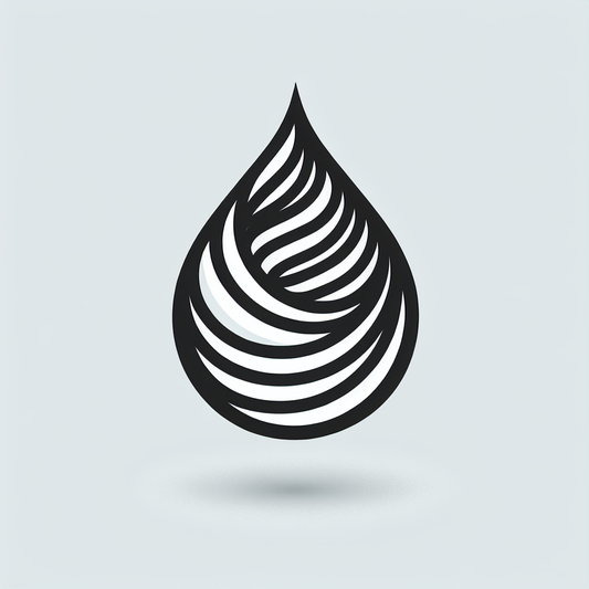 Drop Flame Lines Logo