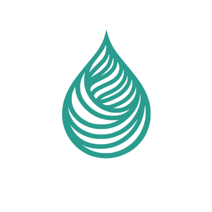 Drop Flame Lines Logo #2A9D8F