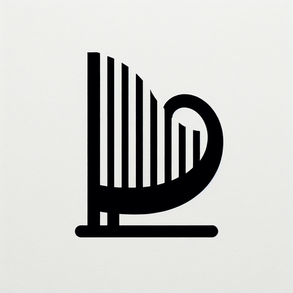 Logo of a Harp