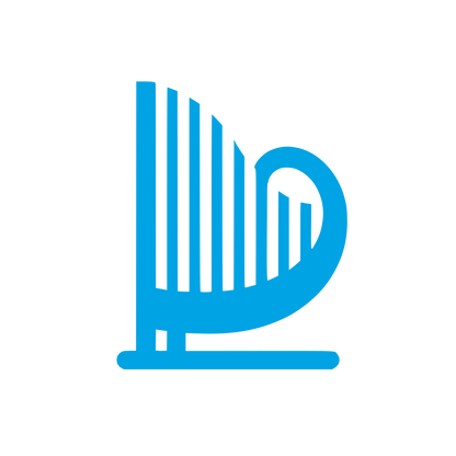 Logo of a Harp #00a3e4