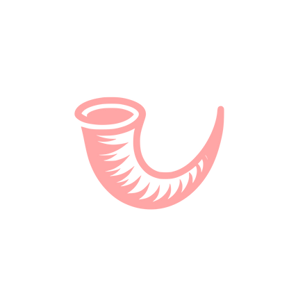 Horn Logo Design #ffa6a6