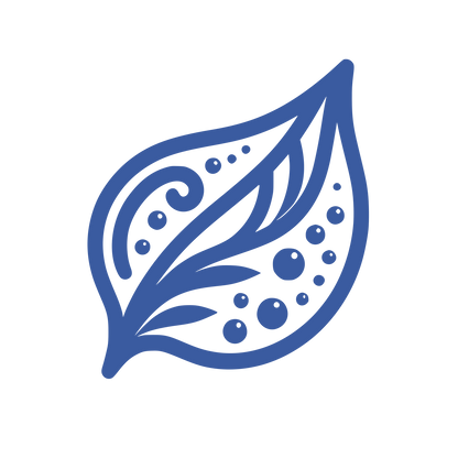 Leaf Cleaning Service Logo #3A5BA0