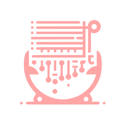 Digital Technology Logo #ffa6a6