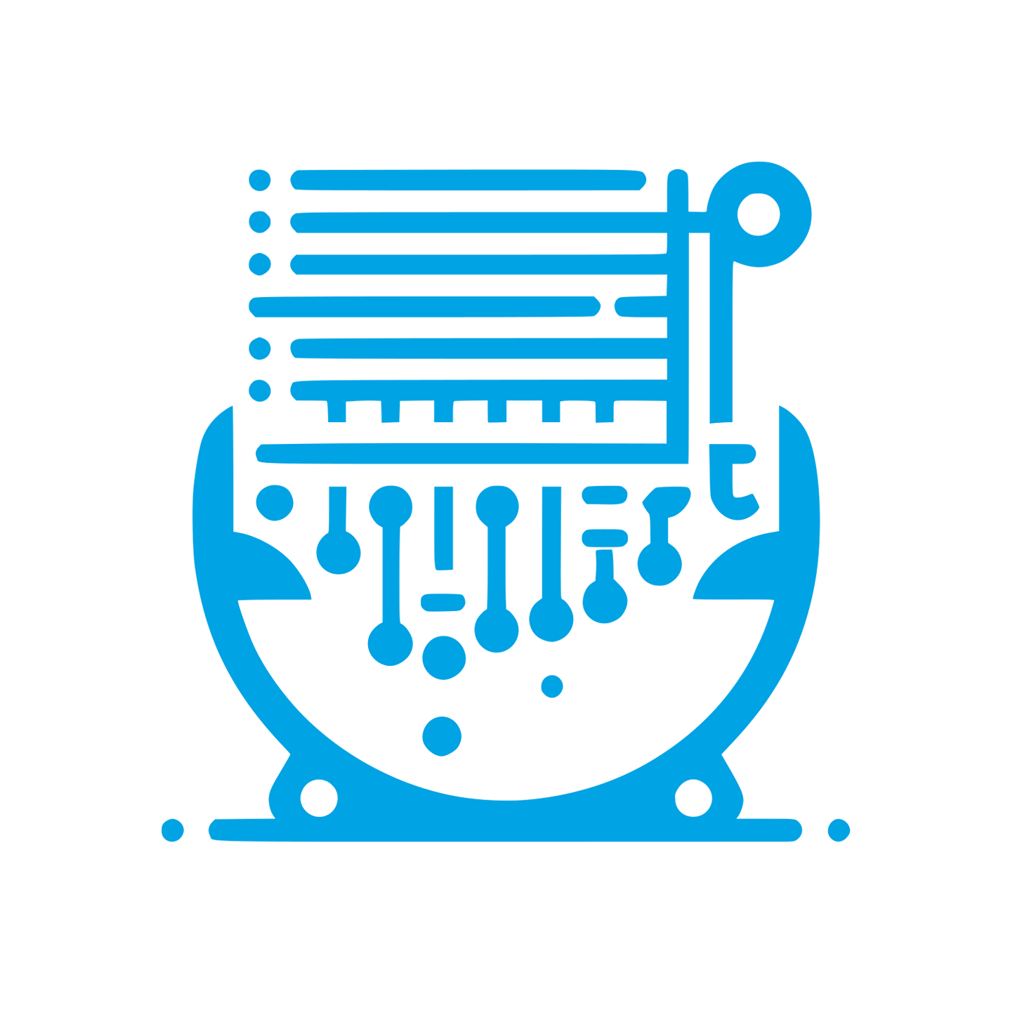 Digital Technology Logo #00a3e4