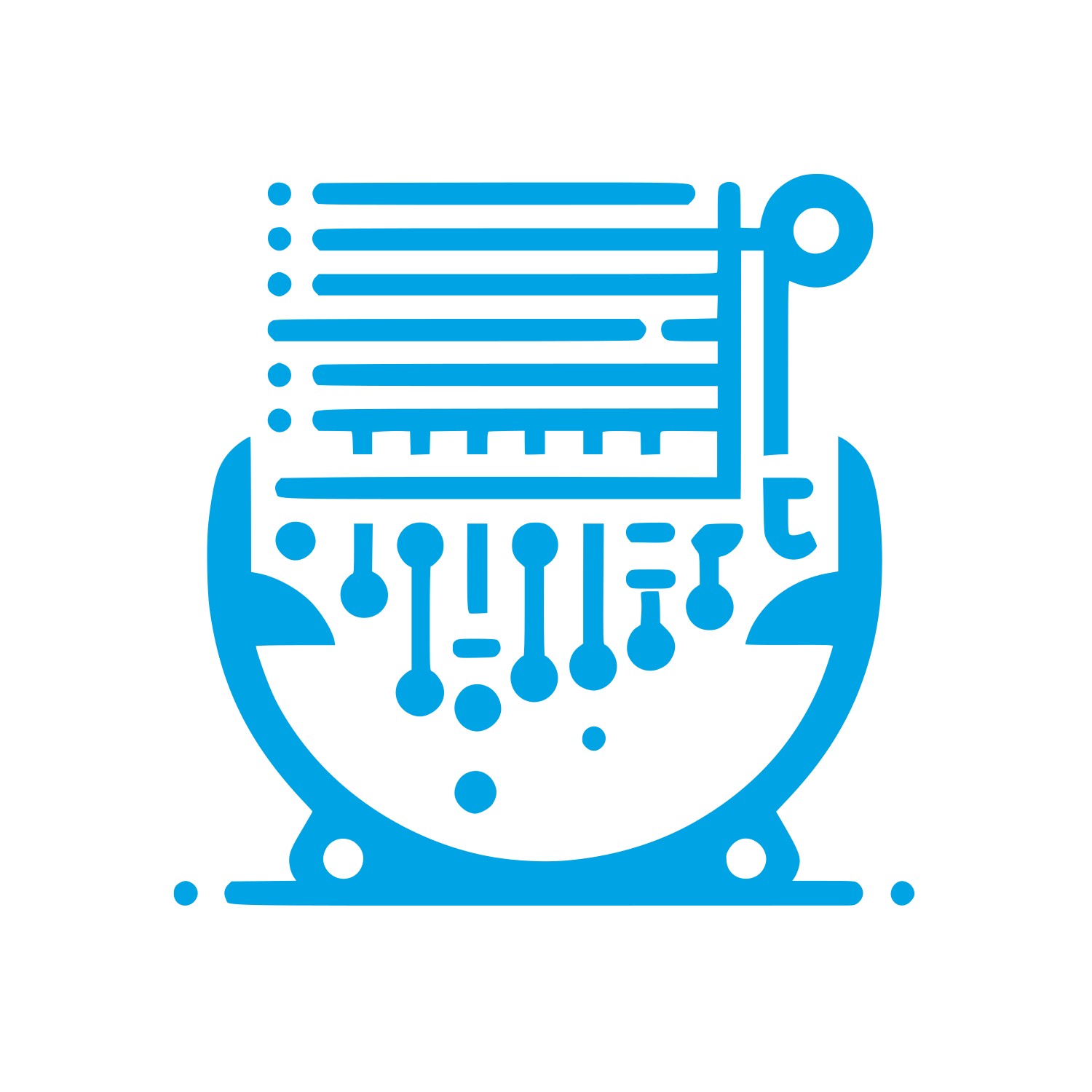 Digital Technology Logo #00a3e4