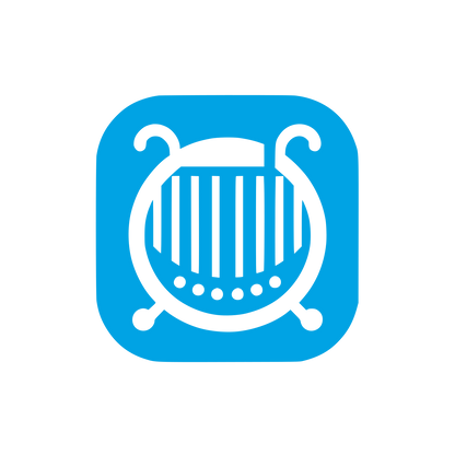 Logo for Music App #00a3e4