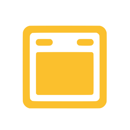 Browser Window Logo #FBC02D