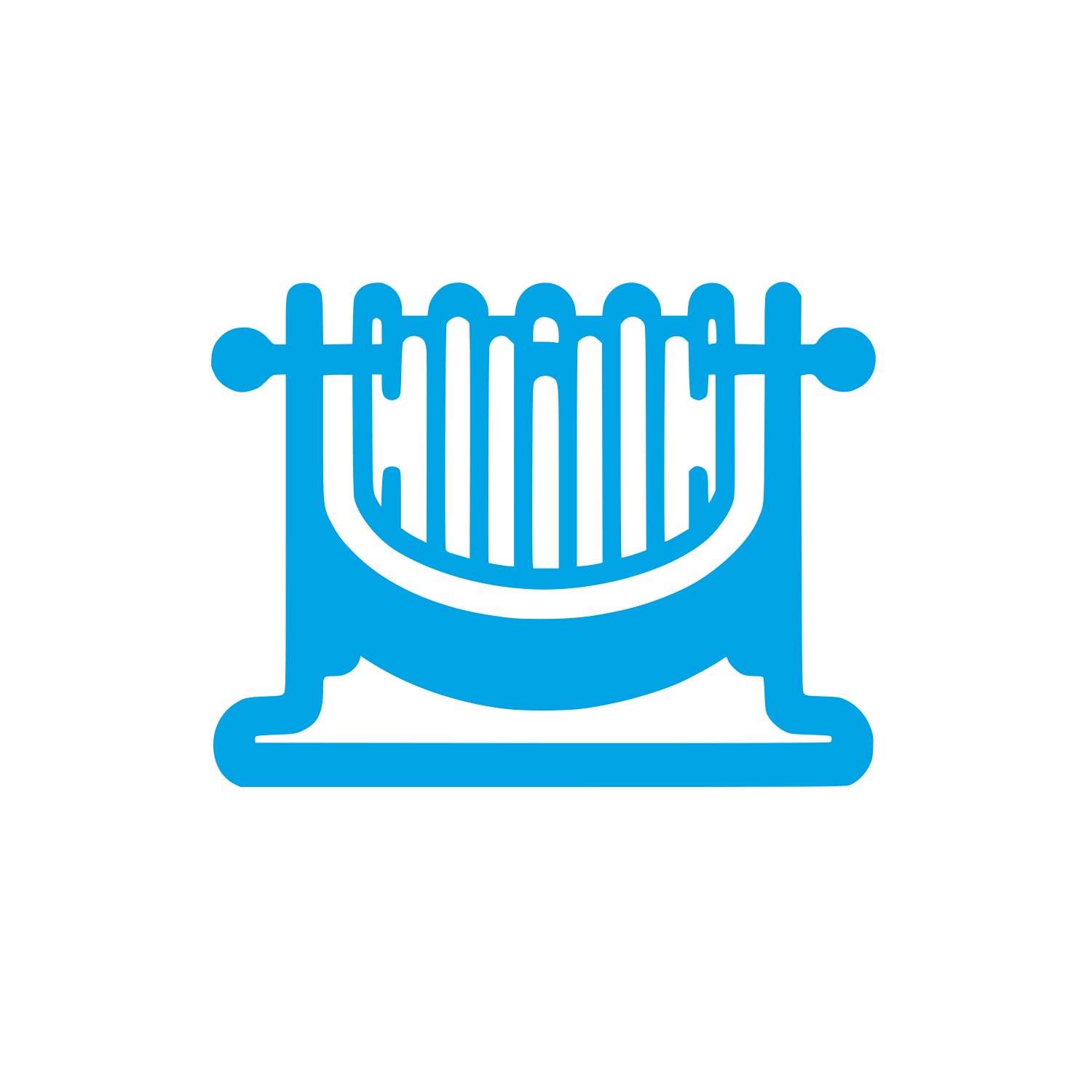 Hurdy Gurdy Musical Instrument Logo #00a3e4