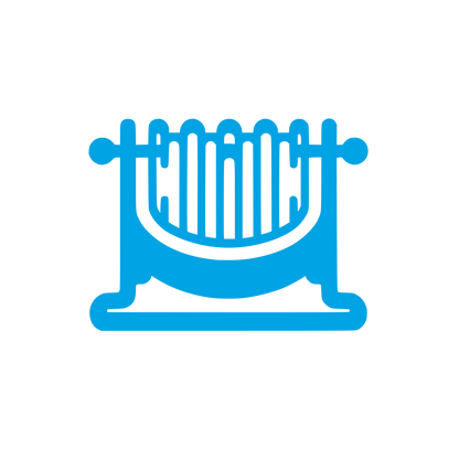 Hurdy Gurdy Musical Instrument Logo #00a3e4