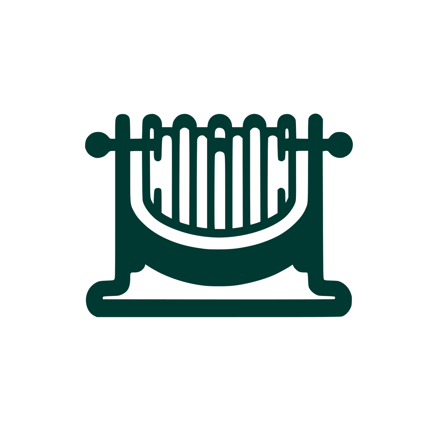 Hurdy Gurdy Musical Instrument Logo #003932
