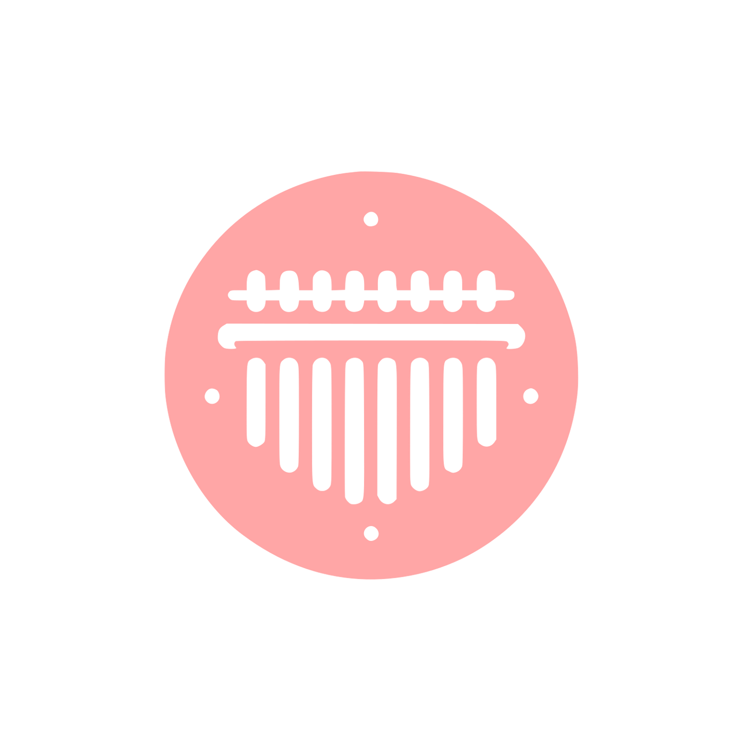 Logo Musical Instrument Design #ffa6a6