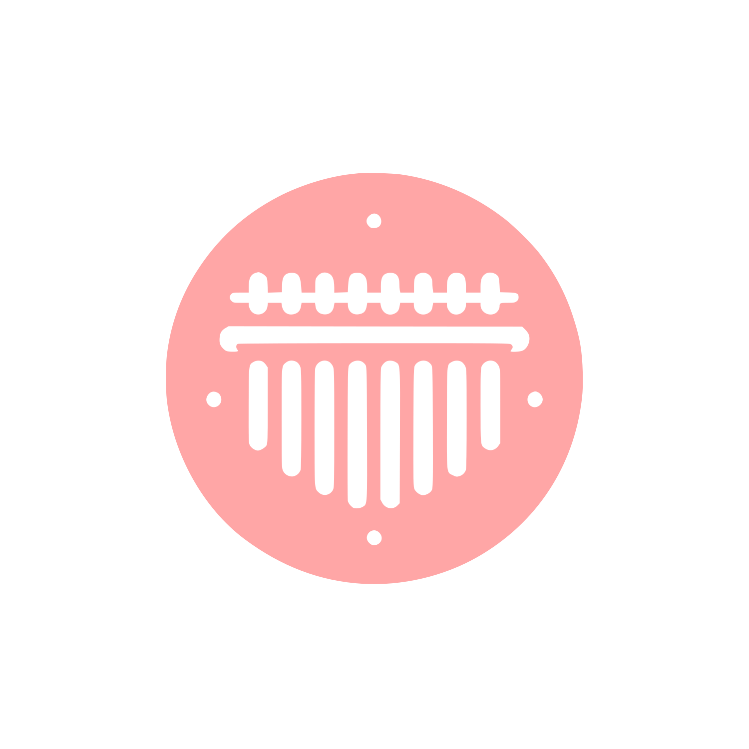 Logo Musical Instrument Design #ffa6a6