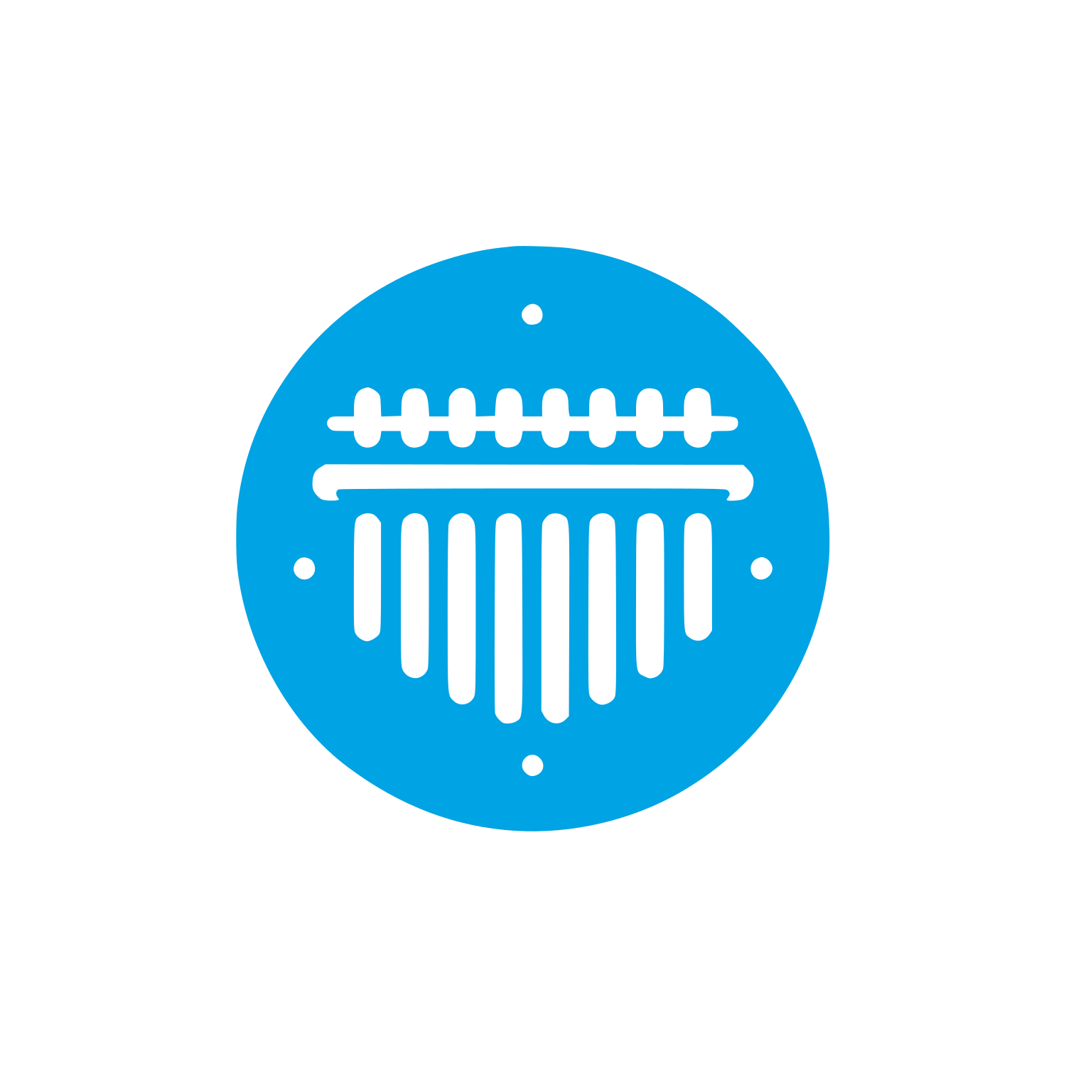 Logo Musical Instrument Design #00a3e4