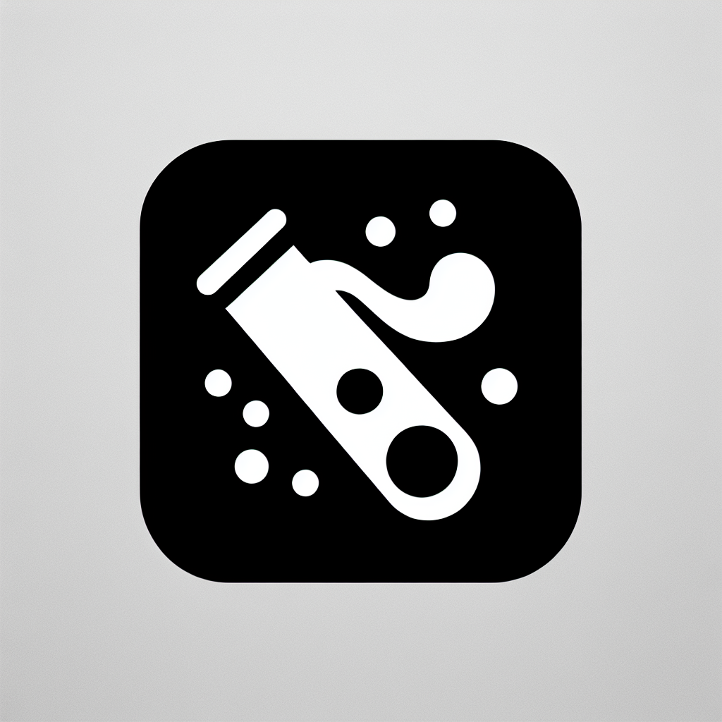 Laboratory Test Tube Logo