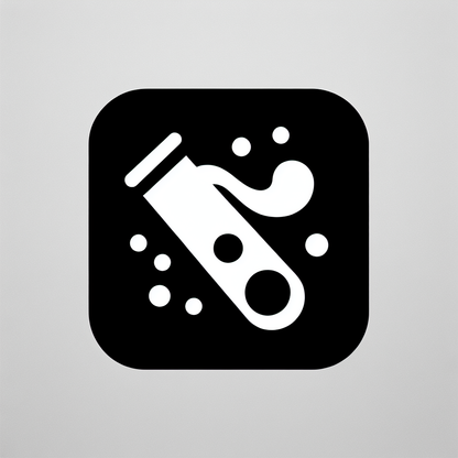Laboratory Test Tube Logo