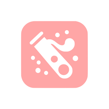 Laboratory Test Tube Logo #ffa6a6