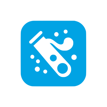 Laboratory Test Tube Logo #00a3e4