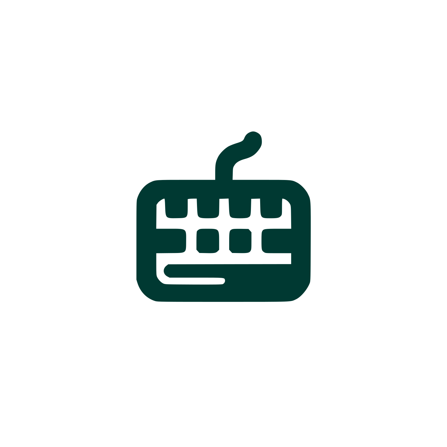 Keyboard Logo Design #003932