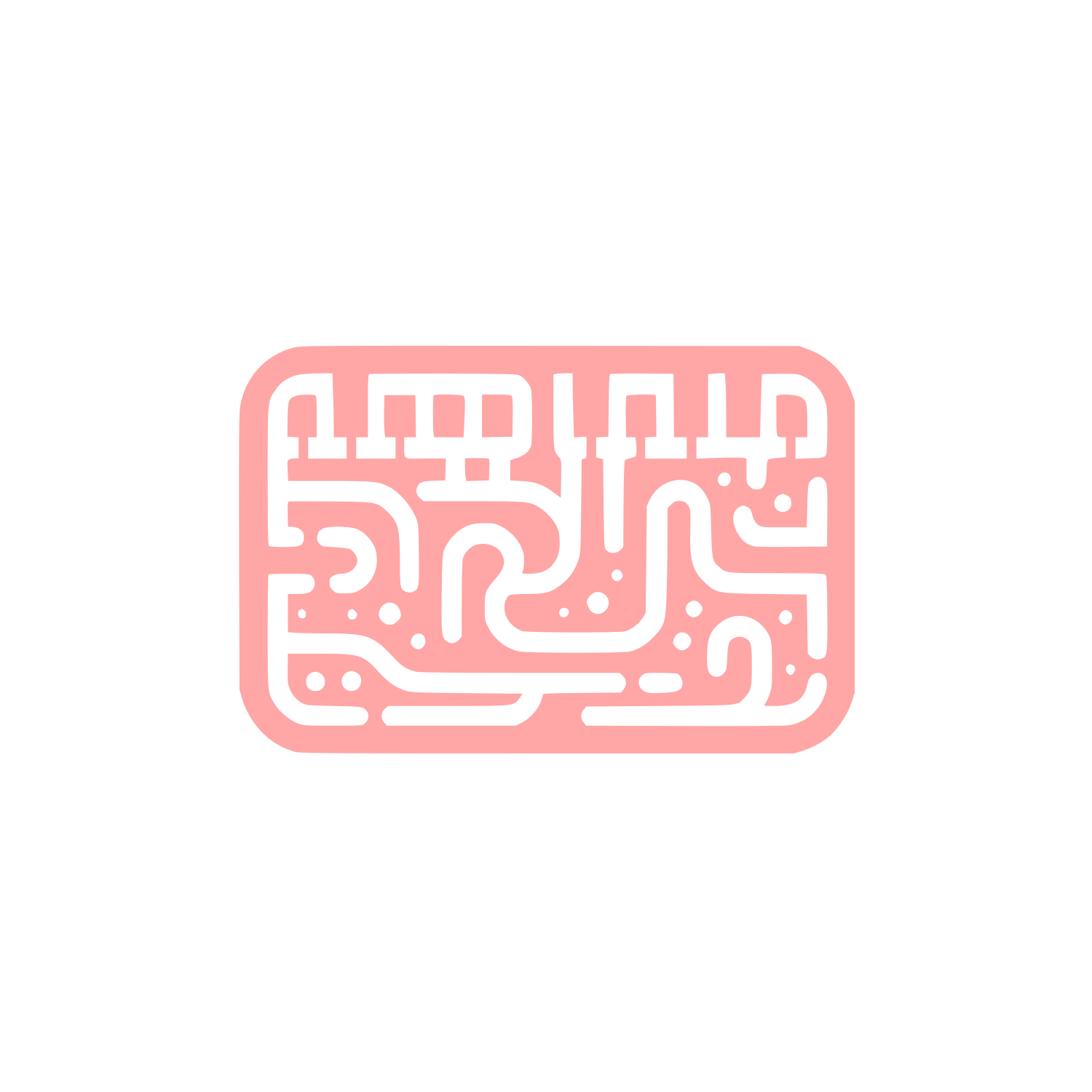 Logo with Circuit Design #ffa6a6