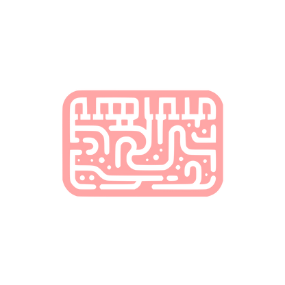 Logo with Circuit Design #ffa6a6
