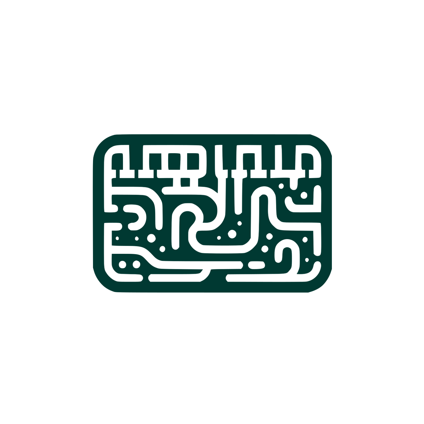 Logo with Circuit Design #003932