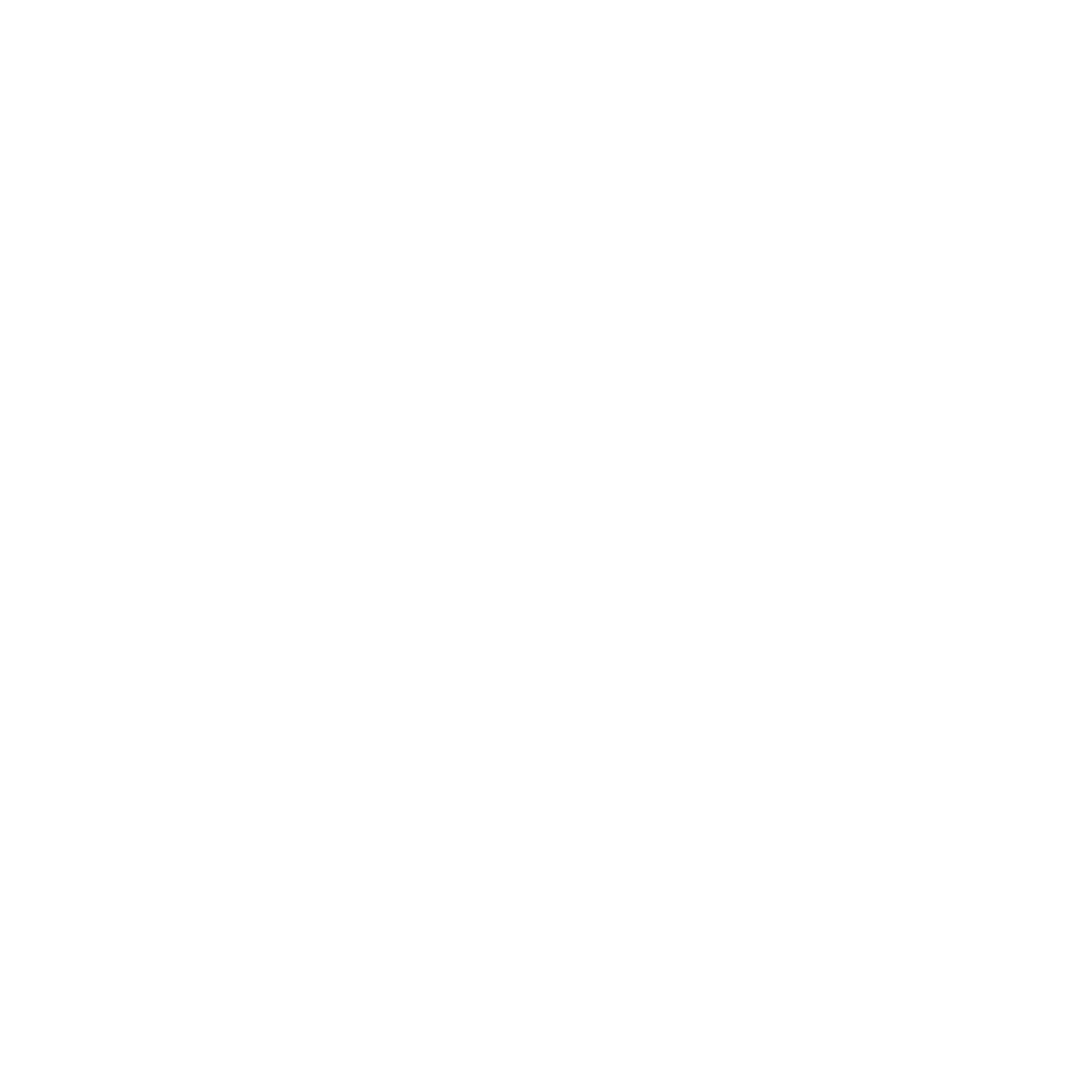 Stylized Keyboard Logo #ffffff
