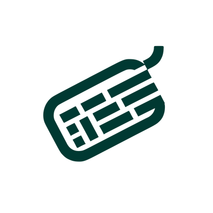 Stylized Keyboard Logo #003932
