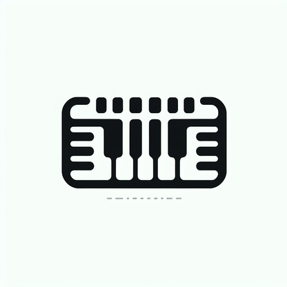 Keyboard Music Logo