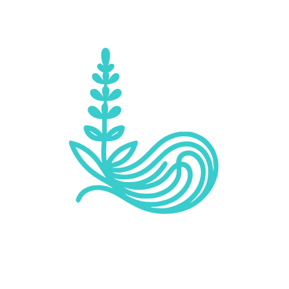 Nature and Fluidity Logo #39CCCC