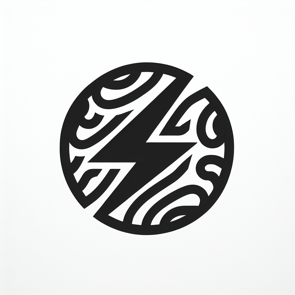 Organic Flash Circular Logo