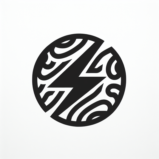 Organic Flash Circular Logo