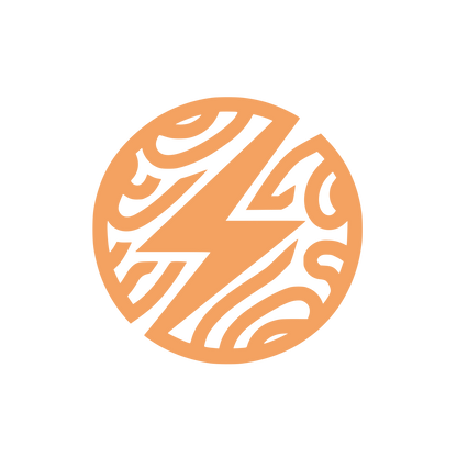 Organic Flash Circular Logo #F4A261