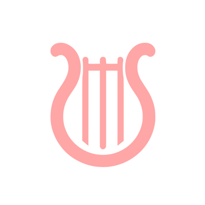 Lyre Logo Design #ffa6a6