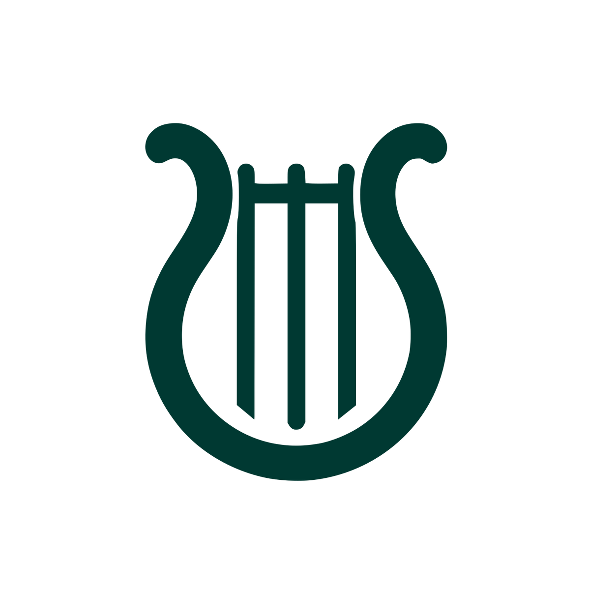 Lyre Logo Design #003932