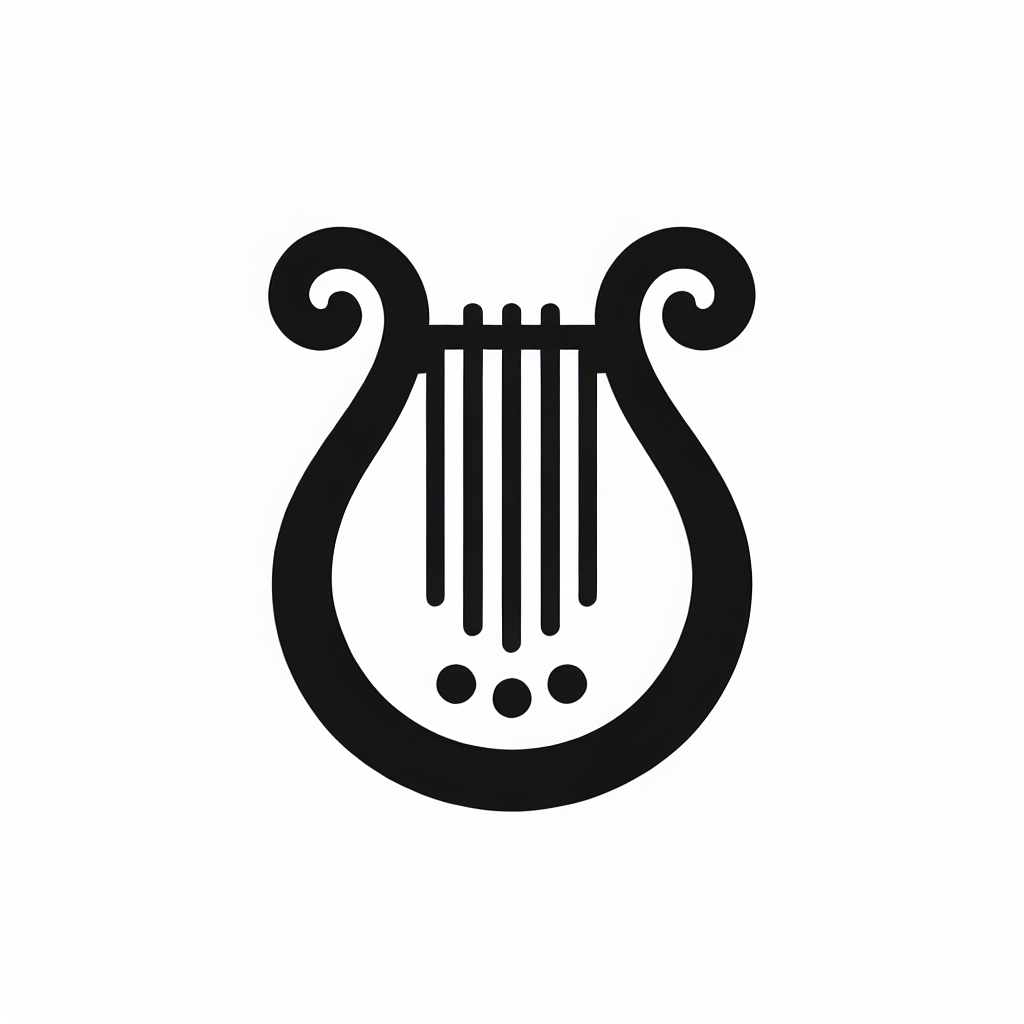 Lyre Musical Logo
