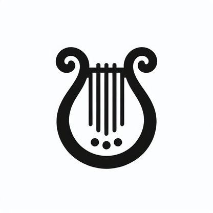 Lyre Musical Logo