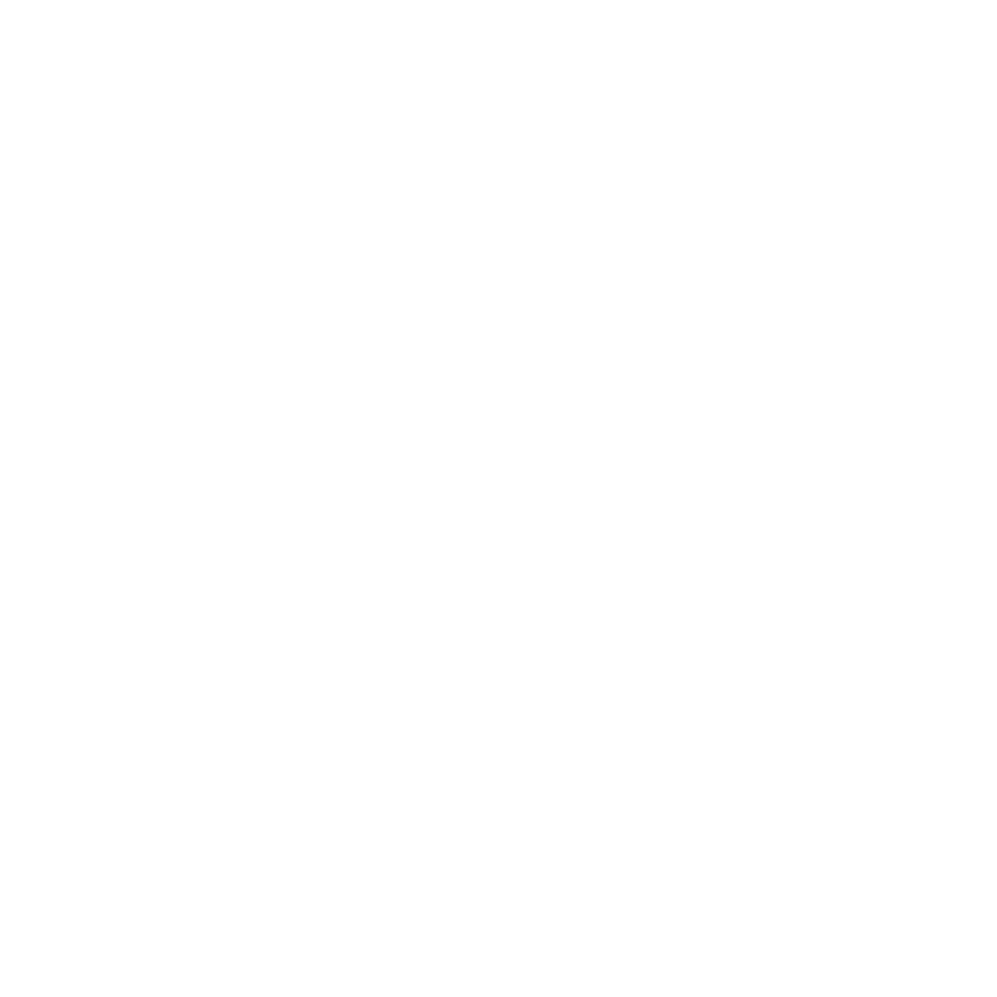 Lyre Musical Logo #ffffff