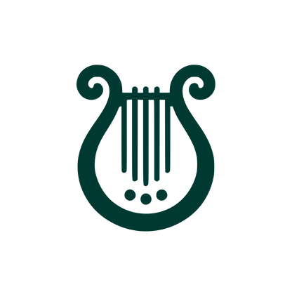 Lyre Musical Logo #003932