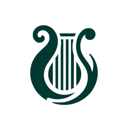 Lyre Music Logo #003932