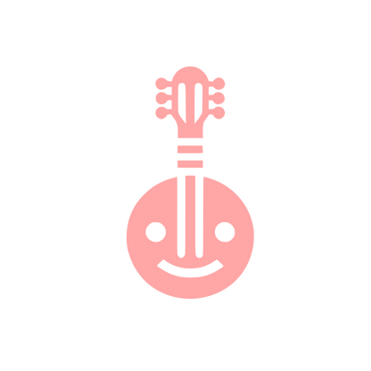 Logo Music and Smile #ffa6a6