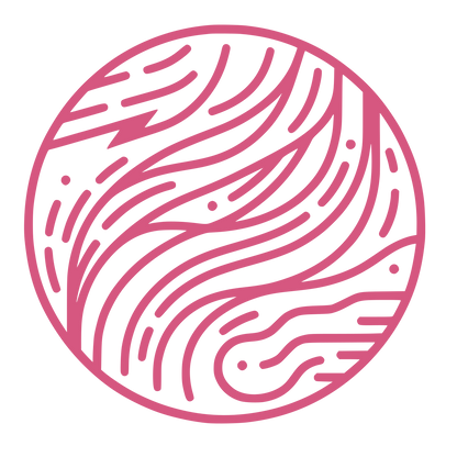 Line Circle Logo #D65780