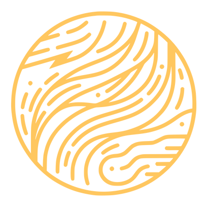 Line Circle Logo #FFC75F