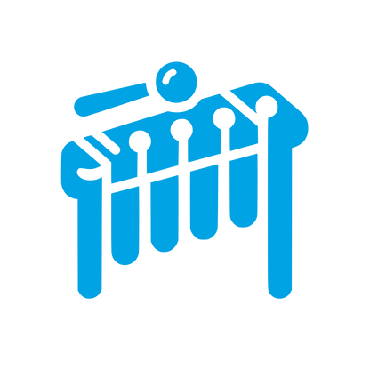 Xylophone Logo Design #00a3e4