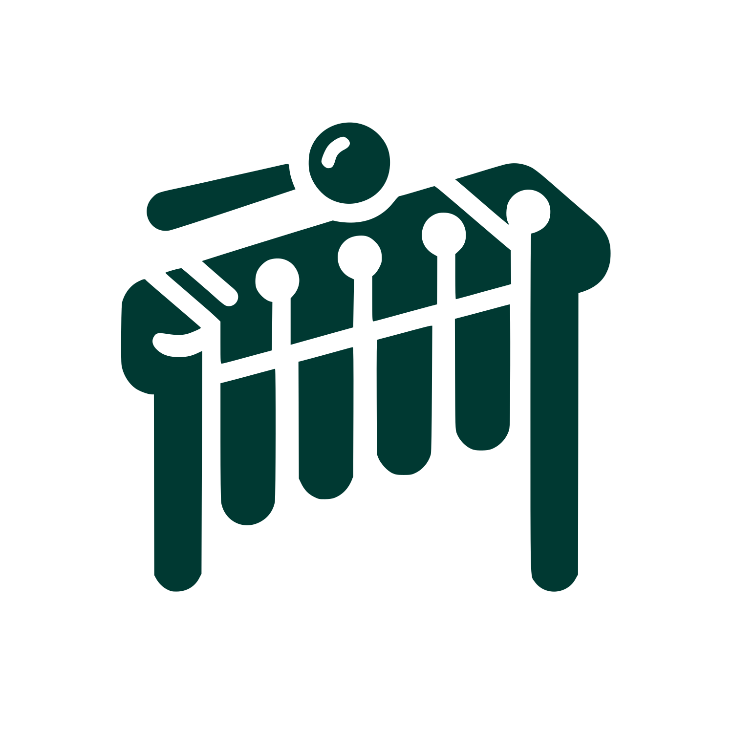 Xylophone Logo Design #003932