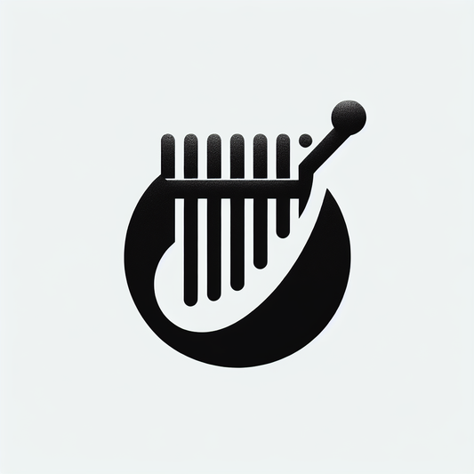 Mbira Musical Instrument Logo