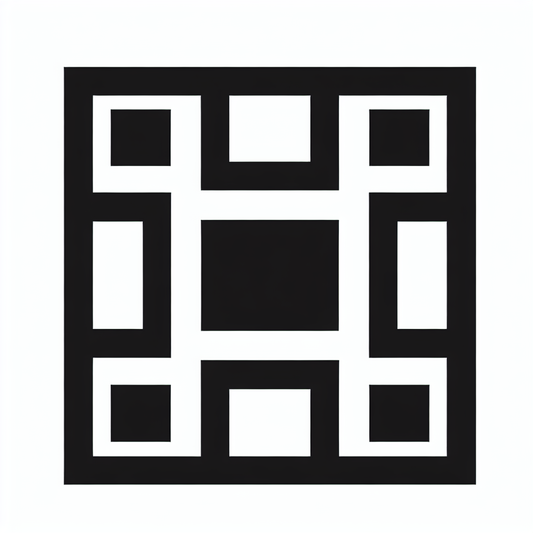 Square Grid Pattern Logo