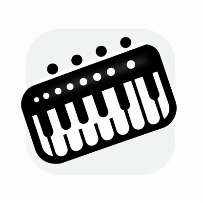 Music Keyboard Logo