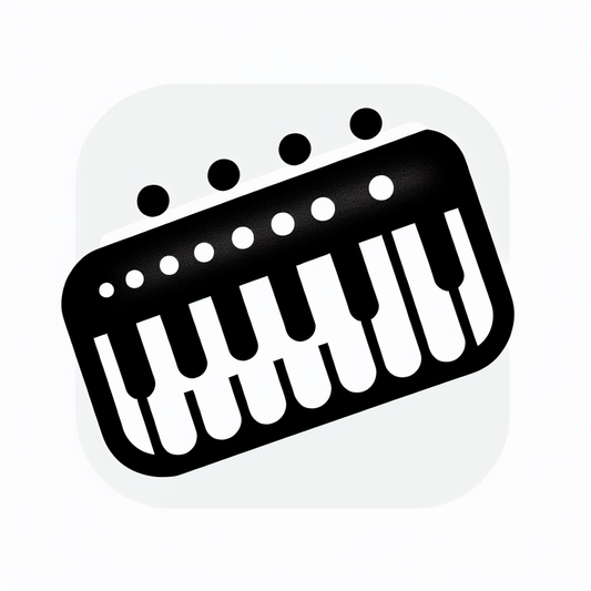 Music Keyboard Logo