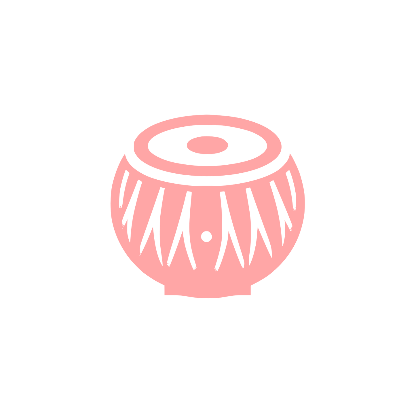 Logo of a Drum #ffa6a6
